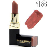 2017 New Lipstick Lot Matte Cosmetic Waterproof Long Lasting Pigment Velvet Miss Rose Brand Sexy Lip Matte Nude Lipstick Kits