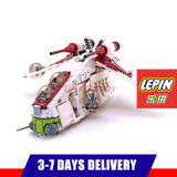 2017 New LEPIN 05041 1175Pcs Star War Republic Gunship Model Building Kits Set Blocks Bricks Compatible Toys Gift 75021