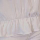 2017 New Ladies Girl Women 3\4 Sleeve Lace Hollow Out Casual Chiffon Blouse Crop Tops Hot Sale Y15