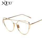 2017 NEW Fashion Sunglasses Women Brand Designer Metal Frame Sun glasses Vintage Mirror Shades Glasses S904