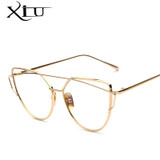2017 NEW Fashion Sunglasses Women Brand Designer Metal Frame Sun glasses Vintage Mirror Shades Glasses S904