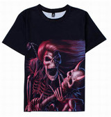 2017 new fashion Skull bone Printing Abstract t-shirt Unisex Women/Men Casual 3d t shirt for men/women harajuku tee shirt