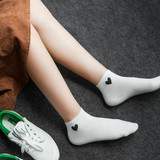 2017 New Fashion Short Socks Women Heart Ankle High Low Cut Socks Female Cotton Invisible For Summer 5 Colors