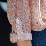 2017 New Fashion Printed Designs Half Sleeve Chiffon Blouse For Women Tops Summer Vintage Shirts Blouse Shirt