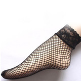 2017 New Fashion New Sexy Lace Ankle Fashion Ruffle Mesh Socks For Women Lady