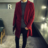 2017 New Fashion Long Men's Trench Coat Single Breasted Overcoat High Quality Men Jackets Free Shipping