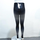 2017 New Fashion Leggings Women Fitness leggins Gradient Color Legging Printing High Waist Slim Workout leggings Women Pants