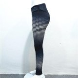 2017 New Fashion Leggings Women Fitness leggins Gradient Color Legging Printing High Waist Slim Workout leggings Women Pants