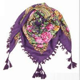 2017 New Fashion Ladies Big Square Scarf Printed Women Brand Wraps Hot-Sale Winter ladies Scarves cotton india floural headband