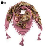 2017 New Fashion Ladies Big Square Scarf Printed Women Brand Wraps Hot-Sale Winter ladies Scarves cotton india floural headband