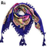 2017 New Fashion Ladies Big Square Scarf Printed Women Brand Wraps Hot-Sale Winter ladies Scarves cotton india floural headband