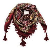 2017 New Fashion Ladies Big Square Scarf Printed Women Brand Wraps Hot-Sale Winter ladies Scarves cotton india floural headband