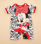 2016 Summer Style Baby Rompers Baby Girls Clothes Cotton Cute Mickey Minnie Romper Newborn Jumpsuits Ropa Bebes Baby Boy Clothes