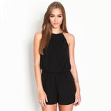 2016 Summer New Women Fashion Jumpsuit Playsuit Romper Sexy  Clothing Casual Sleeveless