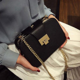 2016 Summer New Fashion Women Shoulder Bag Chain Strap Flap Messenger Bags Designer Handbags Clutch Bag With Metal Buckle L522