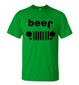 2016 Summer New Arrival Beer Jeep Printed Funny Drinking T-Shirt Men's Fashion Streetwear Short Sleeve O-neck Hip Hop Tops Tees