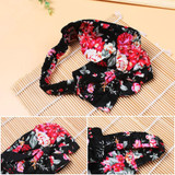 2016 summer Girls Clothing Sets Fashion Baby Girls Clothes floral casual sleeveless outfit +headband Children's Clothes set