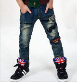 2016 Spring/Autumn Fashion Kids Pants Boys baby boys Jeans Children Jeans for Boys Casual Denim Pants 4-13Years baby Clothes