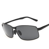 2016 Square Polarized sunglasses Metal frame men Luxury sunglasses brand designer Driving mirror Goggle sun glasses UV400