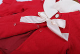 2016 spring&amp;autumn newborn girls cloak half trumpet sleeves girls clothing cardigan suit 4-24M red kids jacket casaco infantil