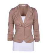 2016 Spring Women Slim Blazer Coat Hot Fashion Elegant Jacket One Button Brand Ladies Blazers Work Wear Casaco Feminino Clothes