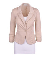 2016 Spring Women Slim Blazer Coat Hot Fashion Elegant Jacket One Button Brand Ladies Blazers Work Wear Casaco Feminino Clothes