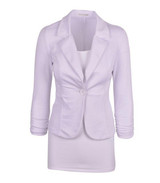 2016 Spring Women Slim Blazer Coat Hot Fashion Elegant Jacket One Button Brand Ladies Blazers Work Wear Casaco Feminino Clothes