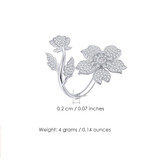 Spring Sakura Flower Open Ring Spring Sakura Flower Open Ring