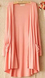 2016 spring summer Cardigan women long sleeve loose long thin coat with pocket sunscreen clothing blouses modal
