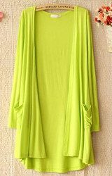 2016 spring summer Cardigan women long sleeve loose long thin coat with pocket sunscreen clothing blouses modal