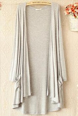 2016 spring summer Cardigan women long sleeve loose long thin coat with pocket sunscreen clothing blouses modal