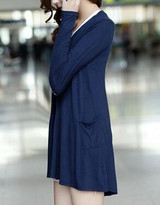2016 spring summer Cardigan women long sleeve loose long thin coat with pocket sunscreen clothing blouses modal