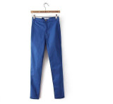 2016 Spring New Women Fashion High Waist Skinny Pencil Pants Casual Slim Sexy Stretch Jeans Trousers Pants