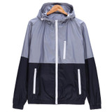 2016 spring new men's jacket sportswear Men Fashion Thin Windbreaker jacket Zipper Coats Outwear men's clothing