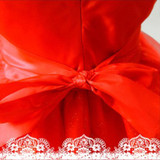 Flower Girl Princess Bow Dress Toddler Wedding Party Pageant Tulle Dresses