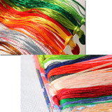Flower Cotton Silk Thread DMC Cross Stitch Kits 100% Printed Embroidery DIY Handmade Needlework Wall Home Decor