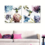 Flower Canvas Pictures for Bedroom Flower Painting Wall Art Picture Home Decoration Wall Art Canvas Unframed Oil Painting 2 Pcs