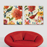 Flower Canvas Pictures for Bedroom Flower Painting Wall Art Picture Home Decoration Wall Art Canvas Unframed Oil Painting 2 Pcs