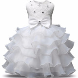 Flower Baby Infant Girl Dress Wedding Newborn kids dresses Baptism 1 year Birthday Party Tutu Dress Girl Clothes girls clothing