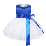 Flower Baby Girls Wedding Dress for kids 1 year Birthday dresses Baptism newborn Girls clothing infant tutu dress Child Clothes