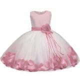 Flower Baby Girl Dress wedding for kids 1 year Birthday dresses Baptism newborn Girls clothing infant tutu dress girl Clohtes