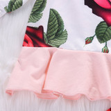 Flower Baby Girl Clothes 2016 Newborn Infant Toddler Kids Long Sleeve Hooded Top Shirt Pant 2pcs Outfit Bebek Giyim Clothing Set