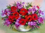 Flower arranging 5D DIY diamond Painting flowers Cross Stitch diamond embroidery mosaic diamonds wall stickers home decor vase