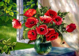 Flower arranging 5D DIY diamond Painting flowers  Cross Stitch diamond embroidery mosaic diamonds wall stickers home decor vase