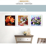 Flower arranging 5D DIY diamond Painting flowers  Cross Stitch diamond embroidery mosaic diamonds wall stickers home decor vase