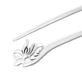 Flower Antique Silver Zinc Metal Alloy Home Office Storage Bookmarks,14.5cm x 26.0mm, 10 PCs