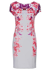 Floral Summer Dress Women 2017 Elegant Bodycon Women Dress New Fashion Casual Silver Purple Red Ladies Vestidos Backless Dress