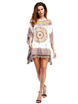 Floral Tasseled Loose Blouses&Shirts Tops