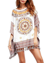 Floral Tasseled Loose Blouses&Shirts Tops