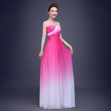 Floral Print Cheap Short Bridesmaid Dresses Formal Gowns Long Bridesmaid Dress 2017
